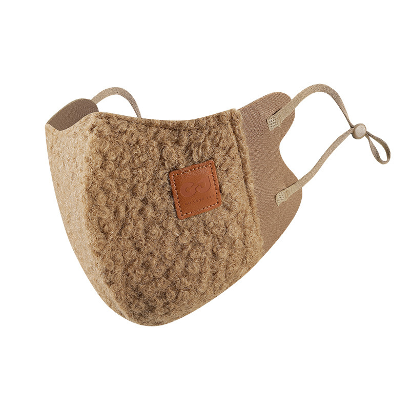 Cloth Face Mask Washable - Winter Velvet Warm Mask Three-dimensional Face