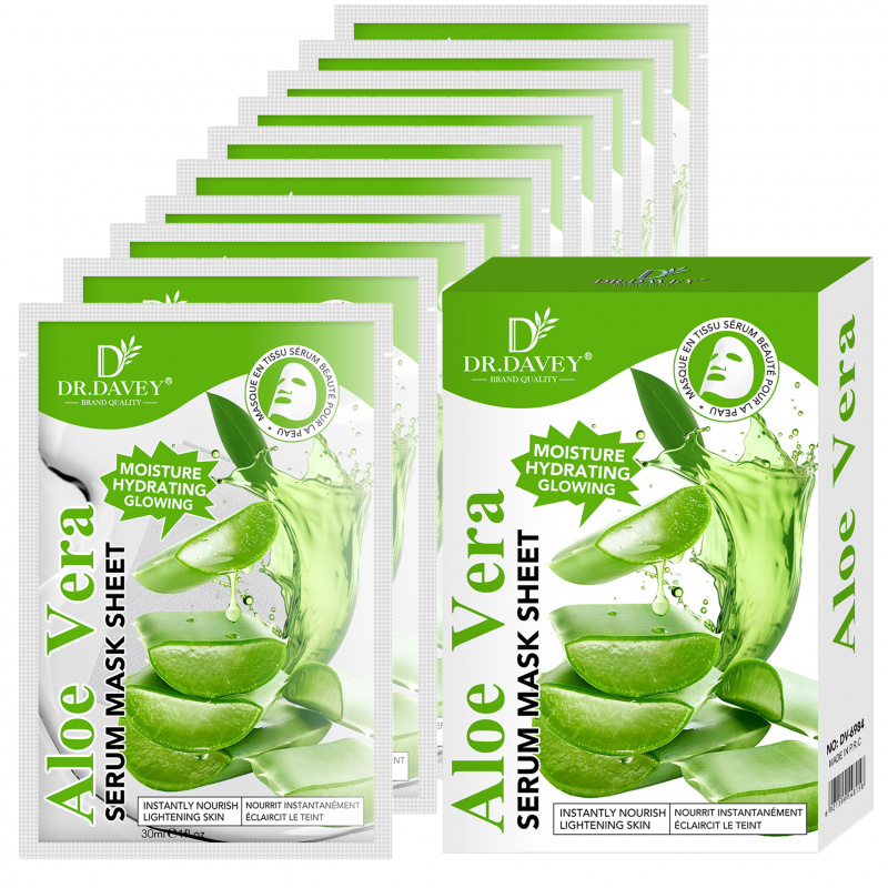 Aloe Vera Serum Facial Mask Sh - Face Mask Storage Box ulasan dan harga
