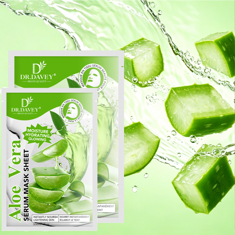 Aloe Vera Serum Facial Mask Sh - Face Mask Storage Box ulasan dan harga