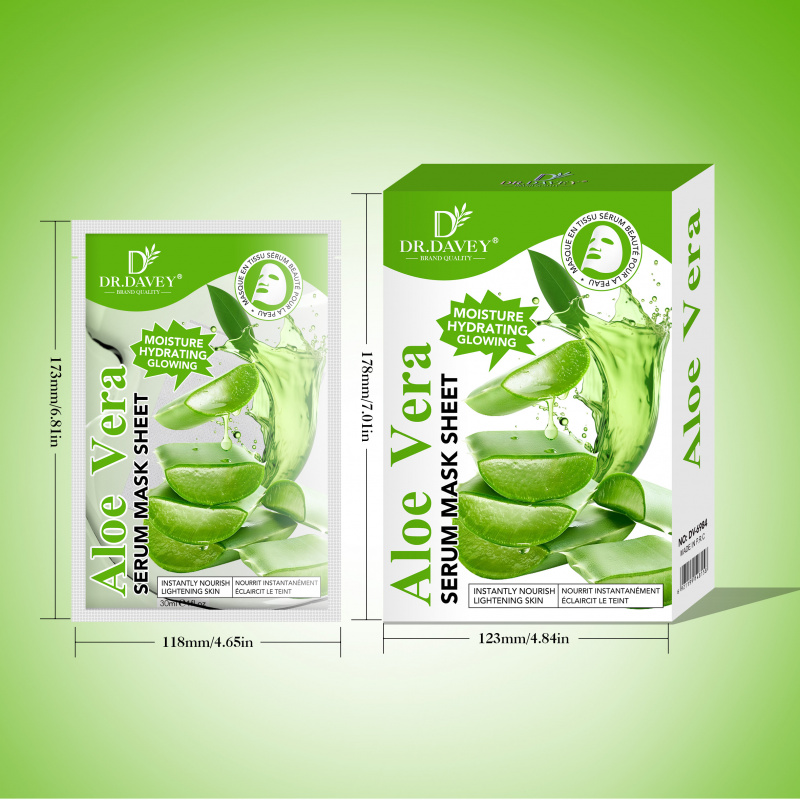 Aloe Vera Serum Facial Mask Sh - Face Mask Storage Box ulasan dan harga