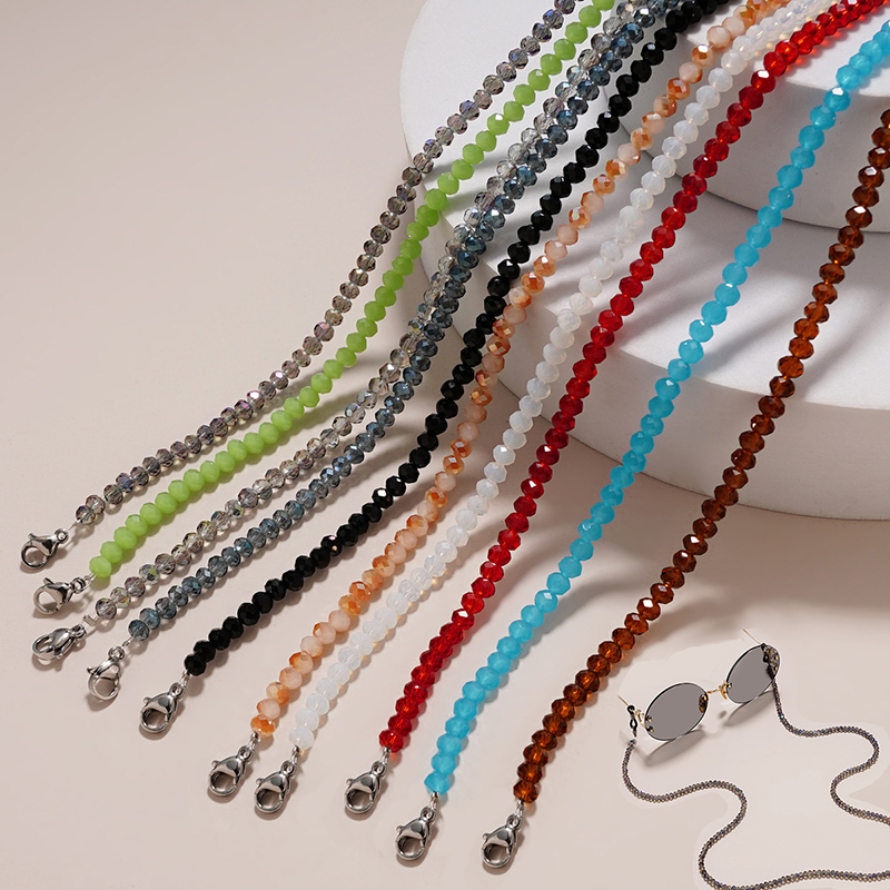 Crystal Glasses Chain For Wome - Mask Chain Holder ulasan dan harga