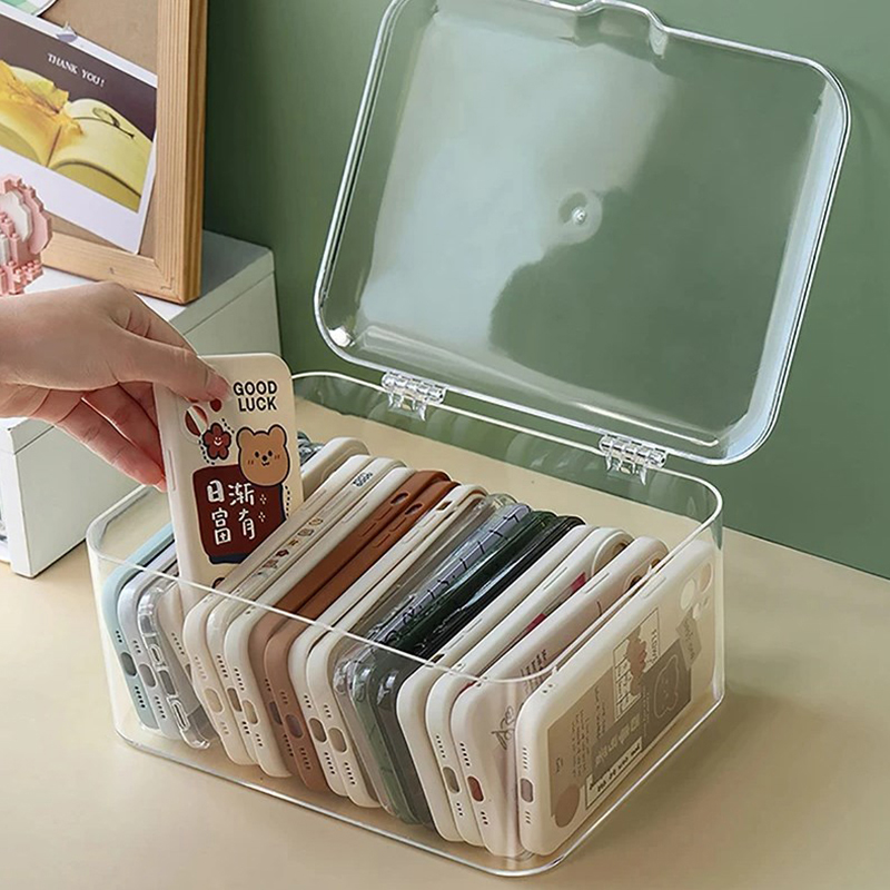 Acrylic Sundries Storage Baske - Face Mask Storage Box ulasan dan harga