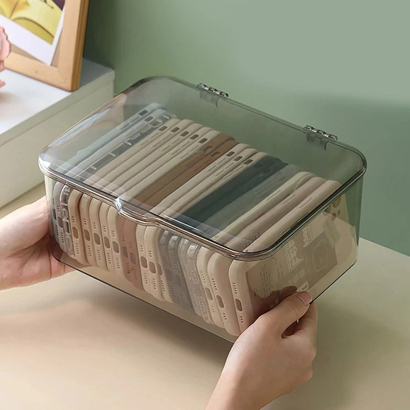 Acrylic Sundries Storage Baske - Face Mask Storage Box ulasan dan harga