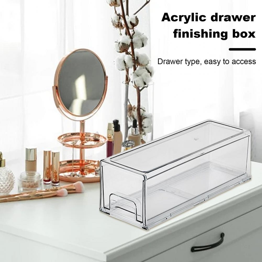 Cosmetic Storage Drawer Pet St - Face Mask Storage Box ulasan dan harga
