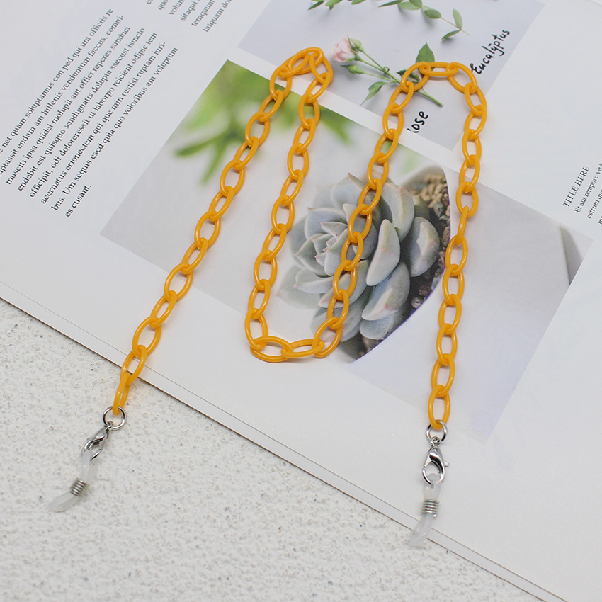 Children Colorful Acrylic Glas - Mask Chain Holder ulasan dan harga