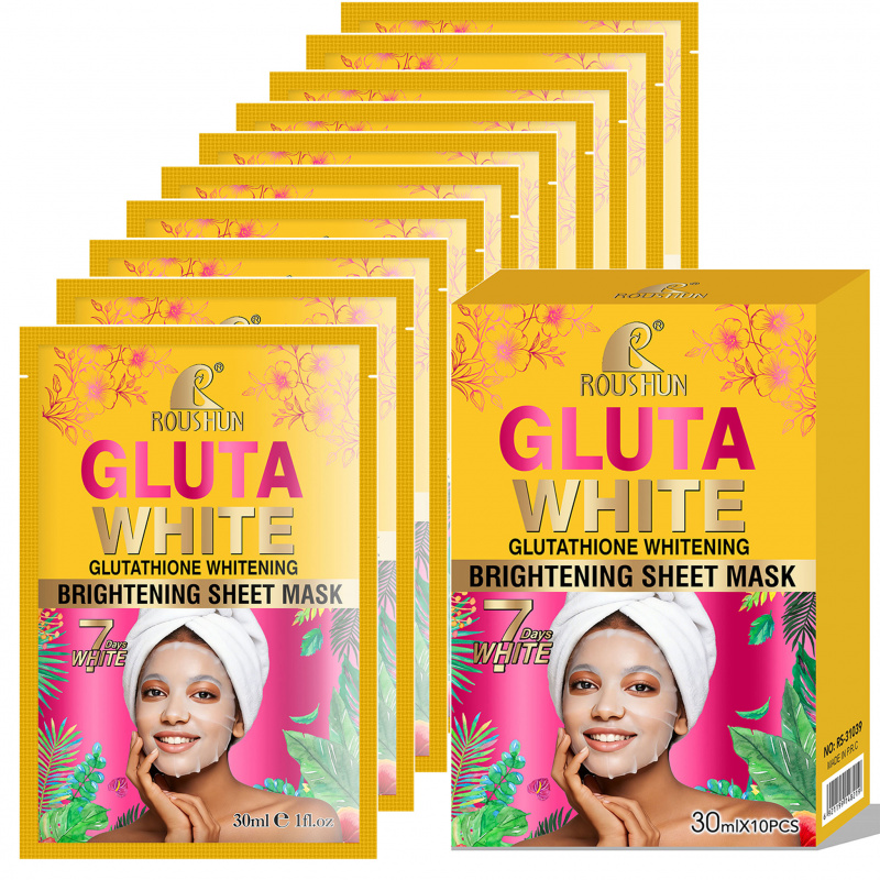 Gluta White Facial Mask Facial - Face Mask Storage Box ulasan dan harga