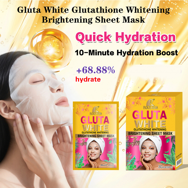 Gluta White Facial Mask Facial - Face Mask Storage Box ulasan dan harga