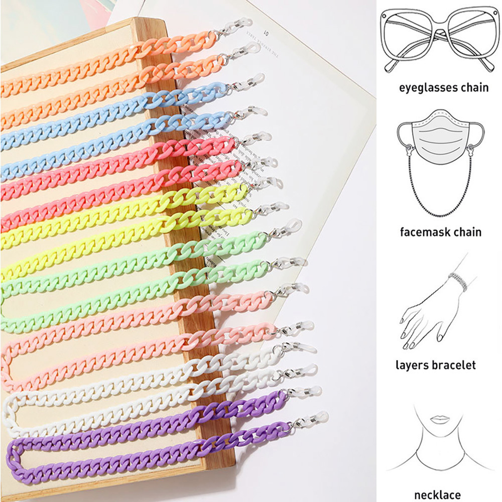 2023 Retro Resin Anti-skid Gla - Mask Chain Holder ulasan dan harga