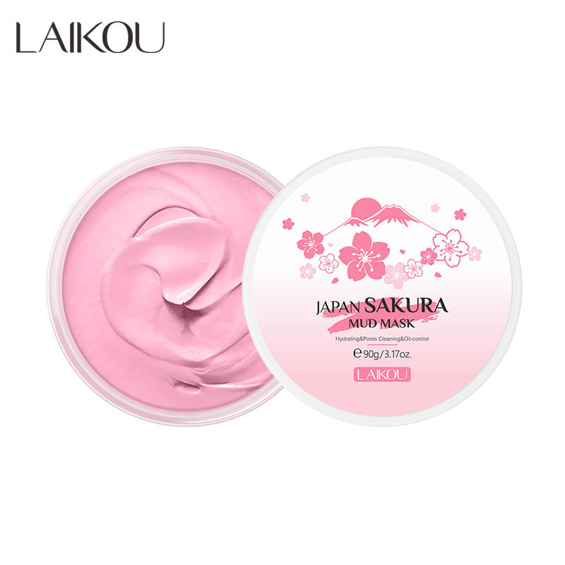 LAIKOU Sakura Clay Mask 25g/90 - Dust Mask Construction ulasan dan harga