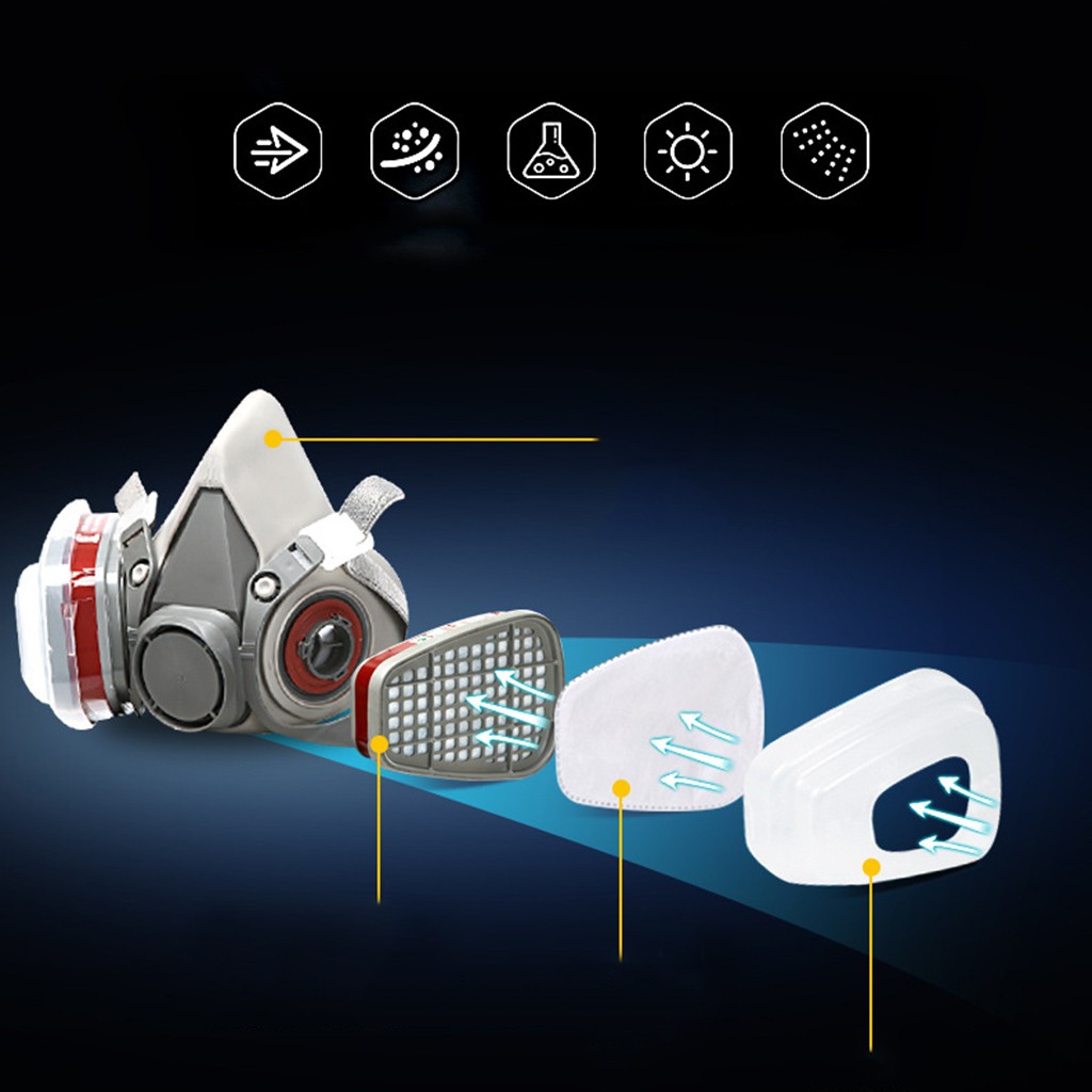 Face Dust Respirator Industria - Respirator Half Face ulasan dan harga