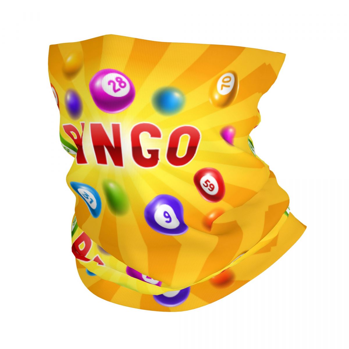 Custom Hot Game Bingo Bandana  - Neck Gaiter Face Cover ulasan dan harga