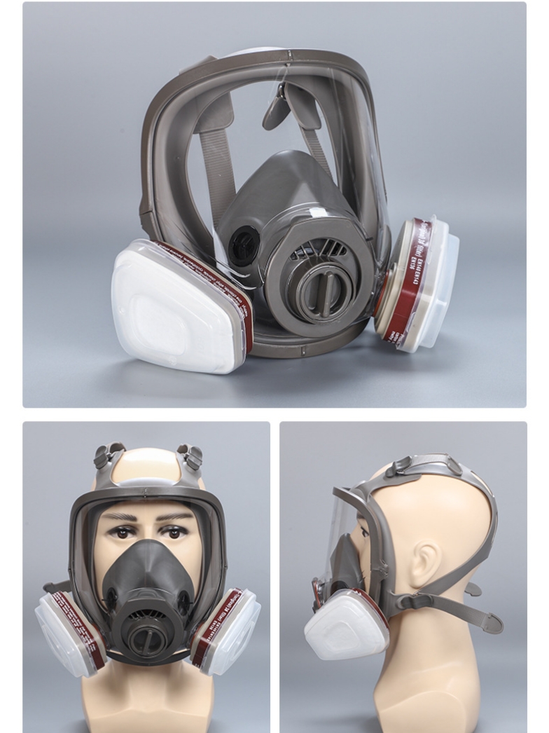 Full Face Gas Masks Survival C - Dust Mask Construction ulasan dan harga