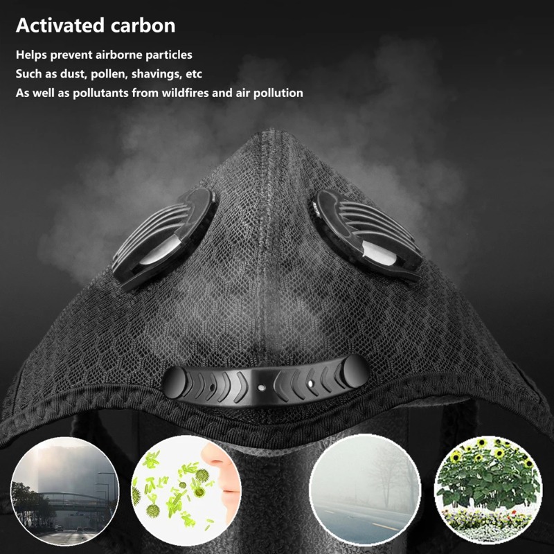 SHIZIWANGRI Cycling Face Mask  - Anti Pollution Mask ulasan dan harga