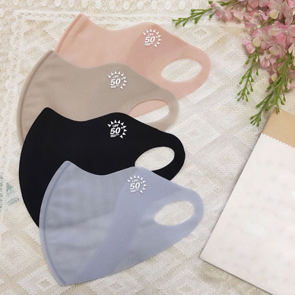 Ultrathin Anti-uv Ice Silk Sun - Cloth Face Mask Washable ulasan dan harga