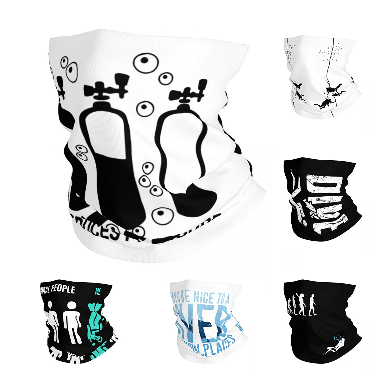 New Scuba Diving Bandana Neck  - Sports Mask Breathable ulasan dan harga
