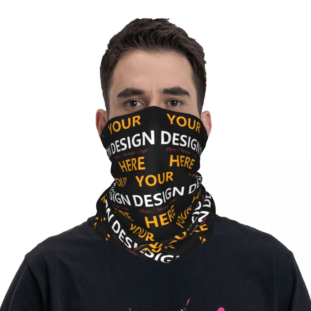 Custom Your Design Here Bandan - Neck Gaiter Face Cover ulasan dan harga