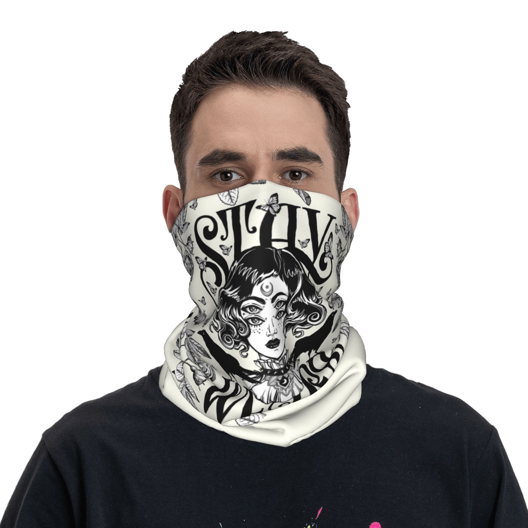 Custom Stay Weird Bandana Neck - Neck Gaiter Face Cover ulasan dan harga