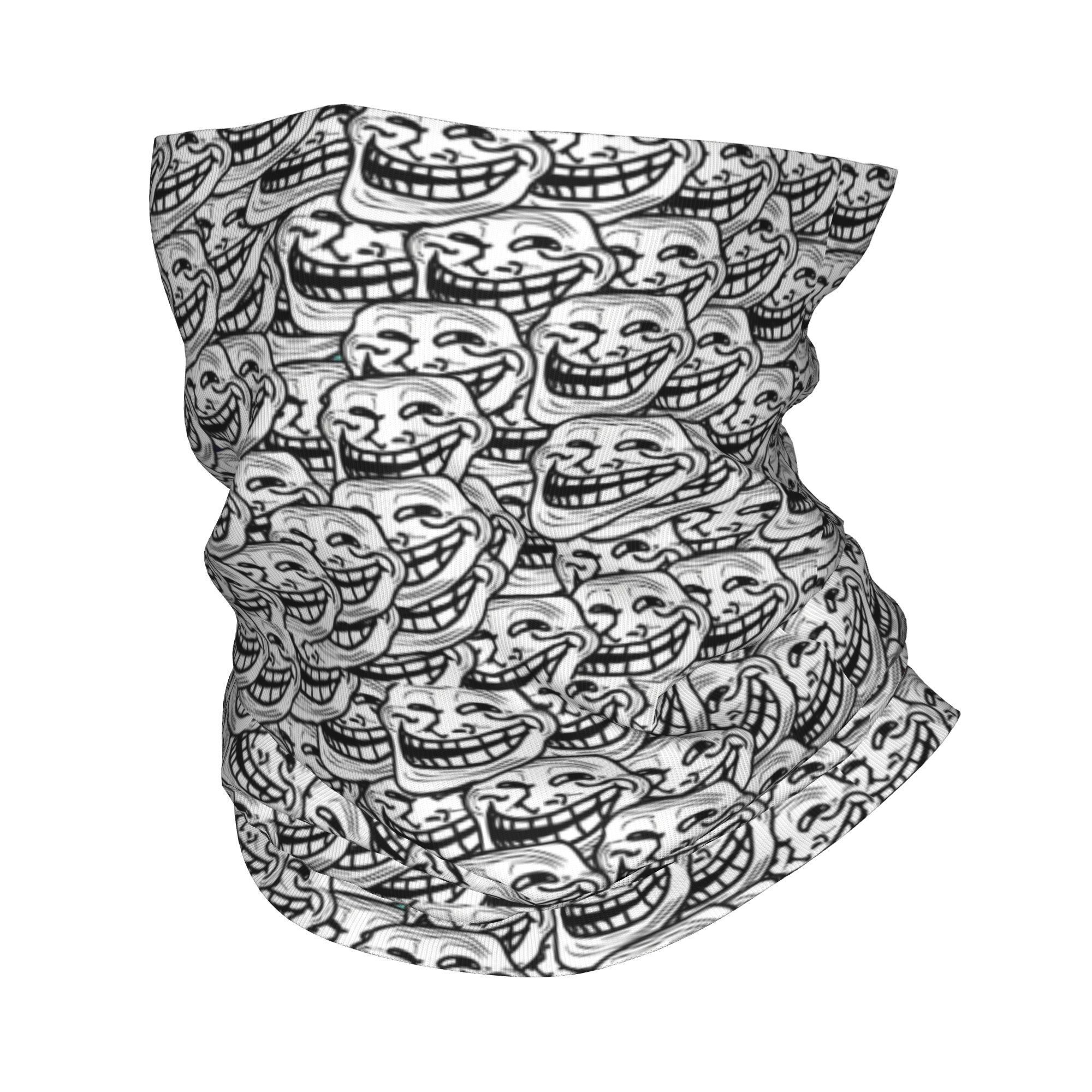 Funny Anime Troll Face Quest V - Neck Gaiter Face Cover ulasan dan harga