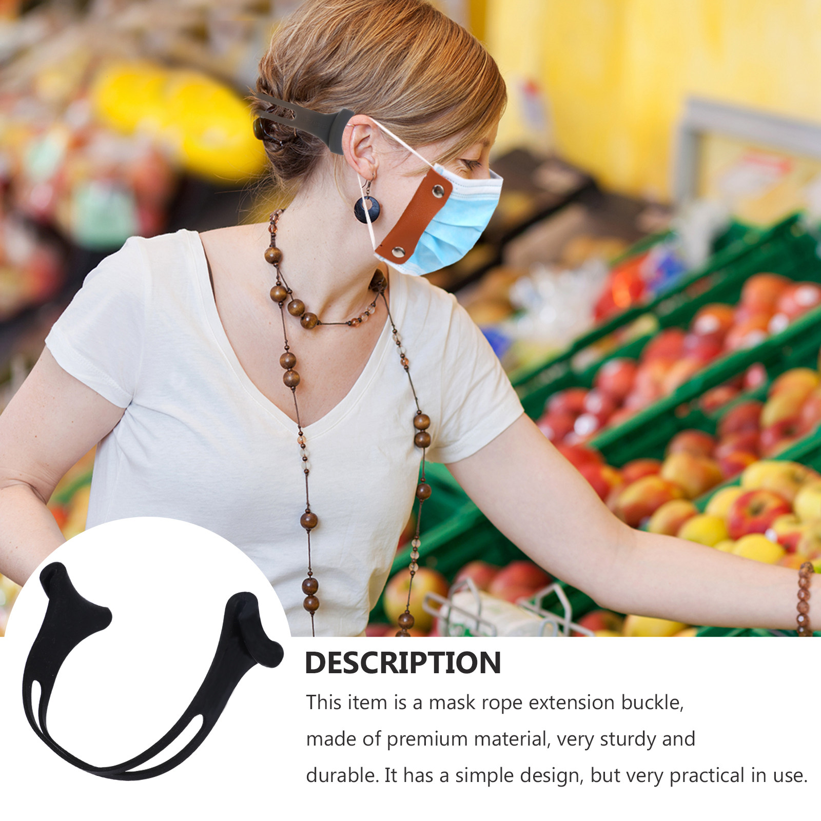 3Pcs Professional Grade Silico - Mask Ear Saver Strap ulasan dan harga