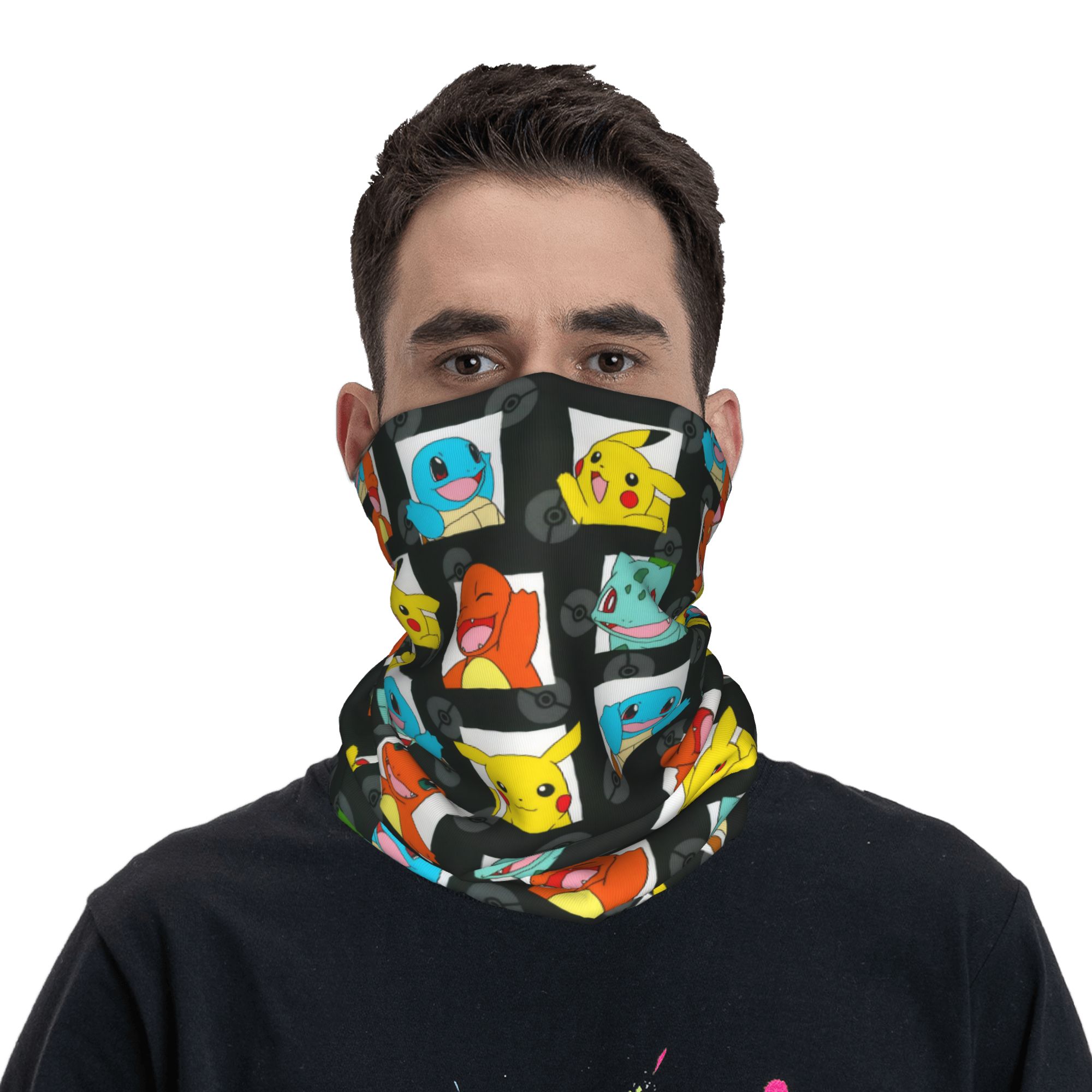 Cartoon Monsters Bandana Neck  - Sports Mask Breathable ulasan dan harga