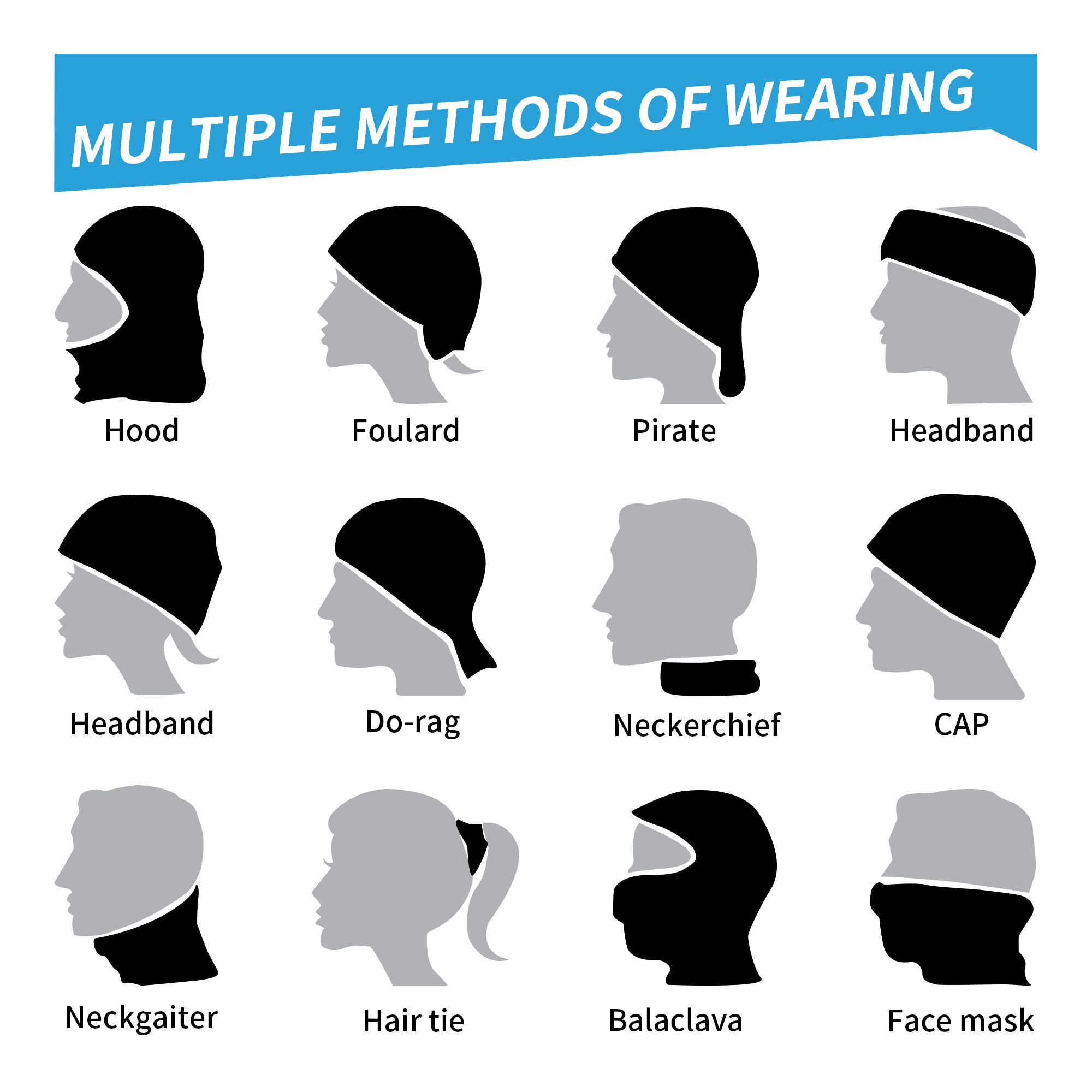 Cartoon Monsters Bandana Neck  - Sports Mask Breathable ulasan dan harga