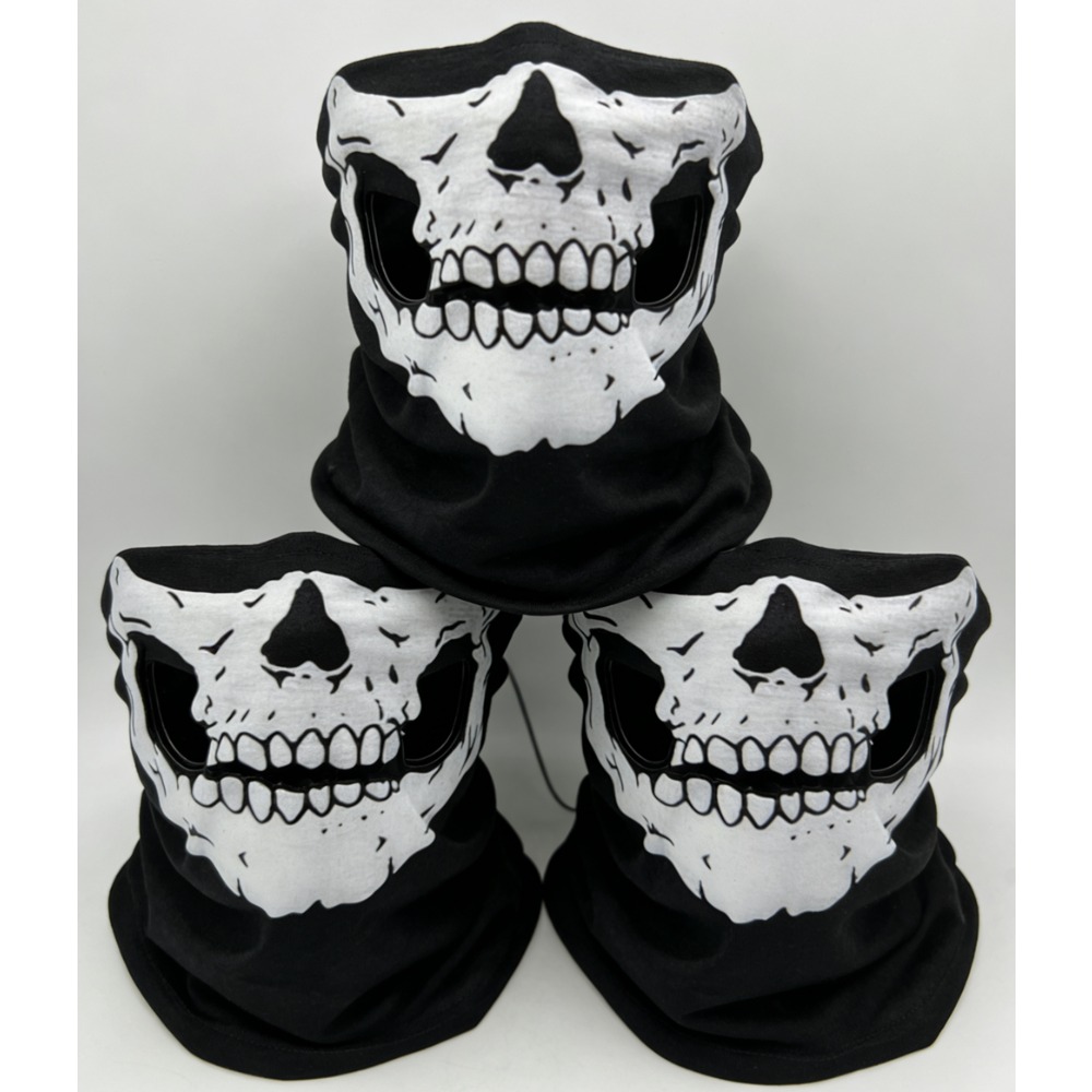 10pcs Skull Seamless Windproof - Sports Mask Breathable ulasan dan harga