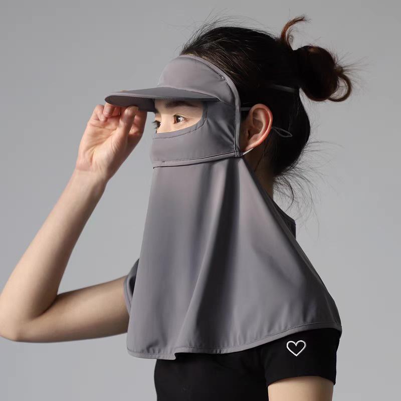 UV Sun Protection Ice Silk Set - Sports Mask Breathable ulasan dan harga