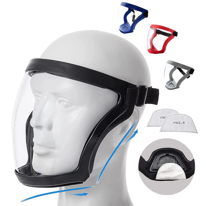 Protective Full Face Shield Ma - Anti Pollution Mask ulasan dan harga