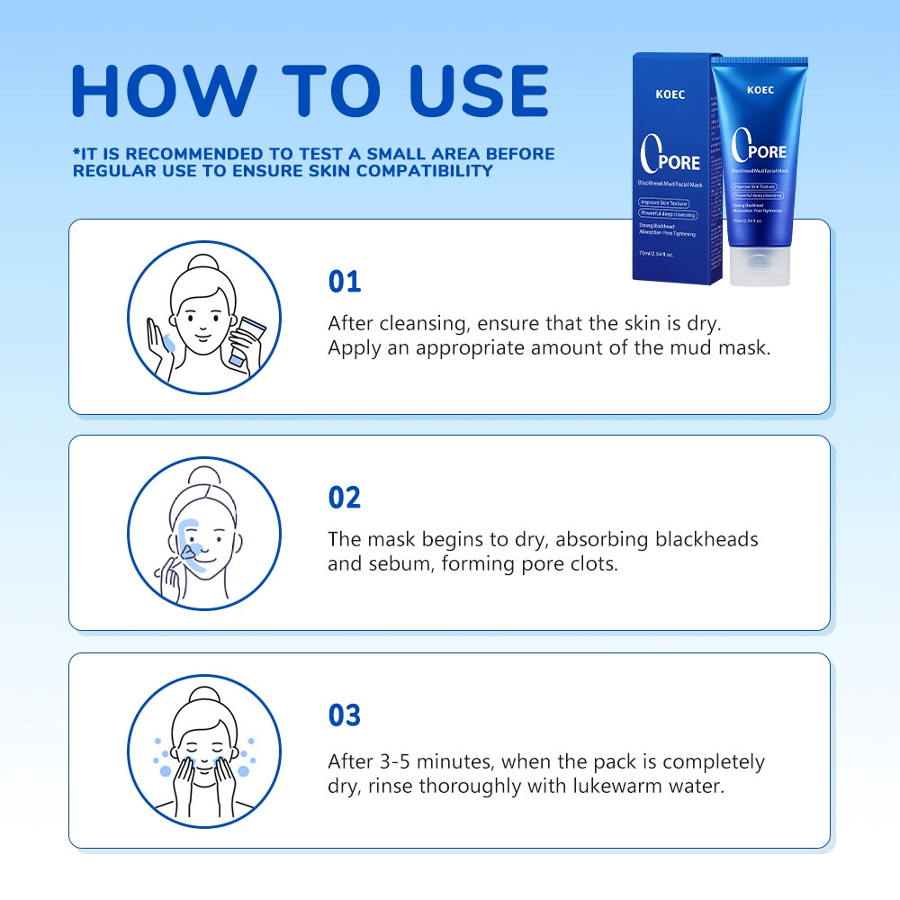 75ml KOEC Zero Pore Blackhead  - Dust Mask Construction ulasan dan harga