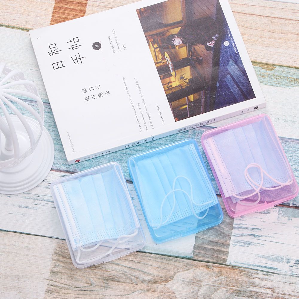 Protection Rectangle Container - Face Mask Storage Box ulasan dan harga