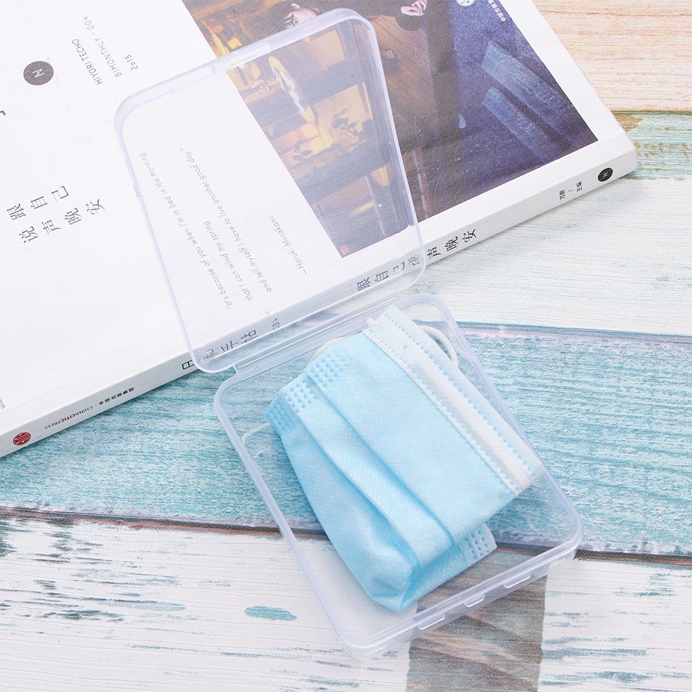 Protection Rectangle Container - Face Mask Storage Box ulasan dan harga