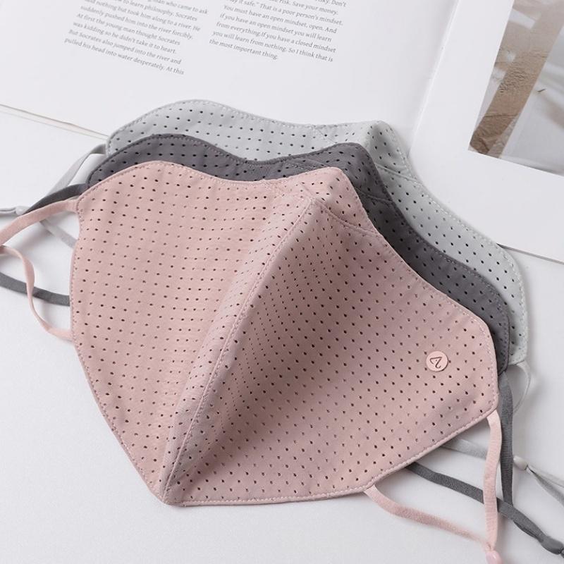 UV Protection Ice Silk Mask Br - Sports Mask Breathable ulasan dan harga