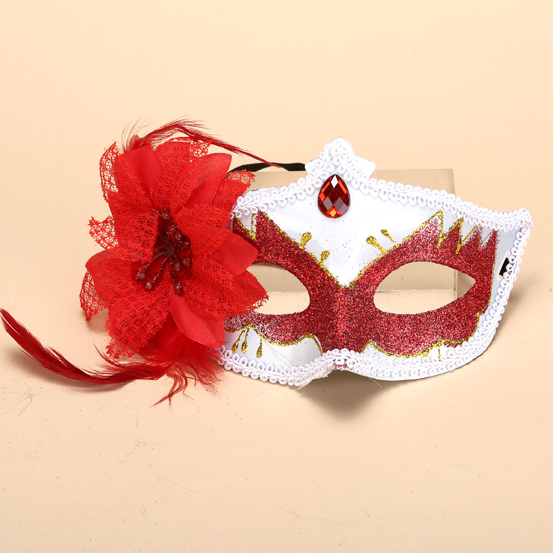 Plastic Masquerade Mask Fashio - Respirator Half Face ulasan dan harga