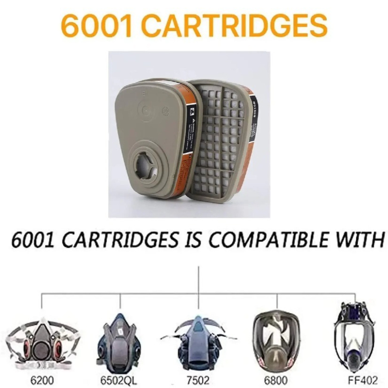Activated Carbon 6001 Cartridg - Dust Mask Construction ulasan dan harga