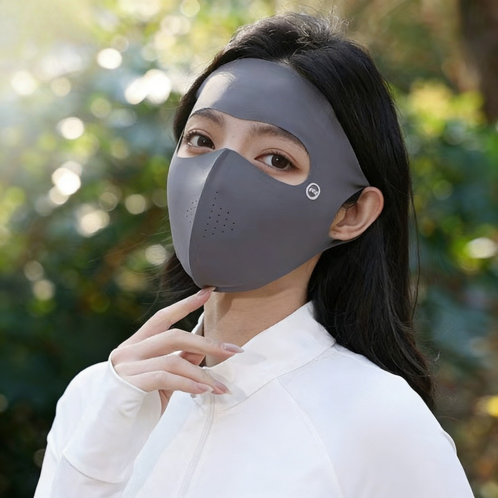 Ice Silk UV Protection Face Co - Sports Mask Breathable ulasan dan harga