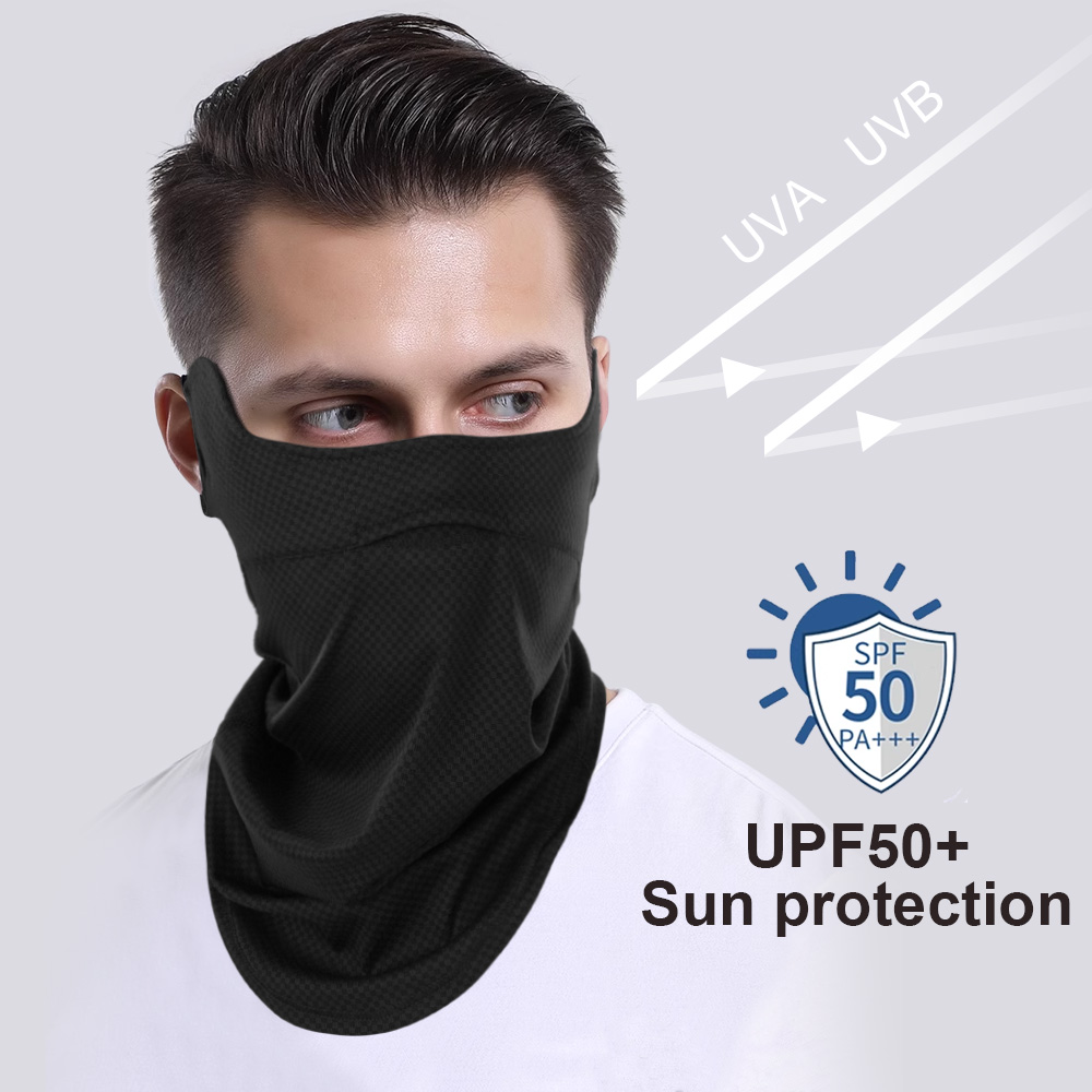 Ice Cooling Bandana UV Protect - Sports Mask Breathable ulasan dan harga