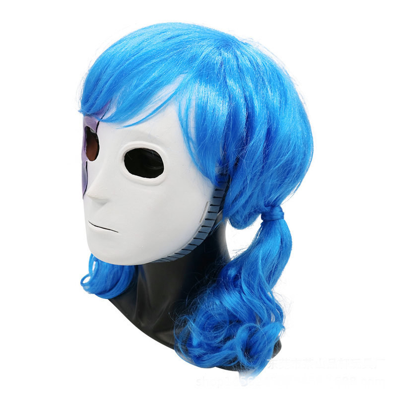 Hot  Anime Game Sally Face Cos - Black Face Mask Pack ulasan dan harga