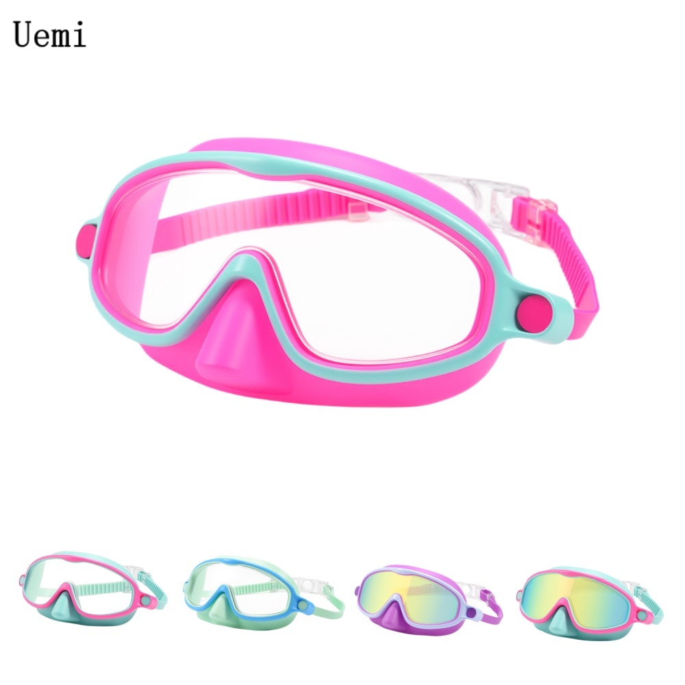 Kids Swim Goggles with Nose Co - Anti Pollution Mask ulasan dan harga