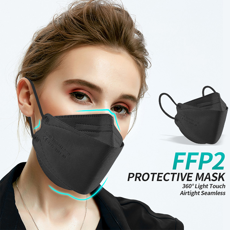 10-200pcs ffp2 mascarillas CE  - Disposable Surgical Mask ulasan dan harga