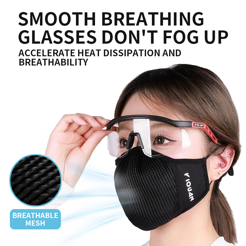 YIQUAN Sports Cycling Mask - D - Anti Pollution Mask ulasan dan harga
