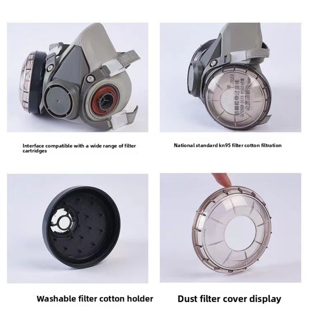 6200 Half Face Respirator Reus - Respirator Half Face ulasan dan harga