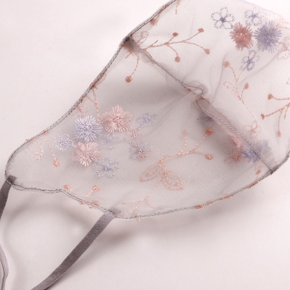 Classical Embroider Flower Vei - Cloth Face Mask Washable ulasan dan harga