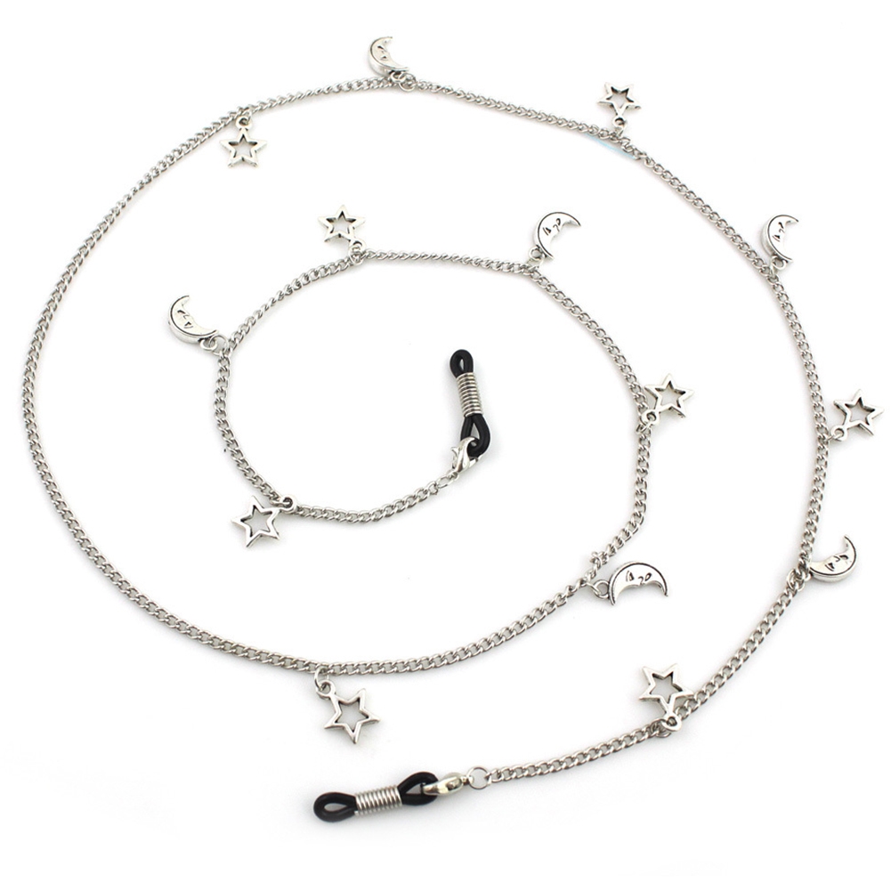 2021 Vintage Fashion Silver co - Mask Chain Holder ulasan dan harga