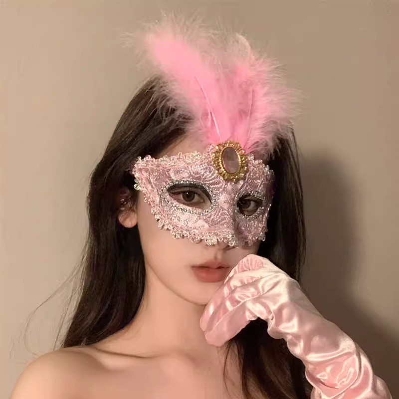 Women Masquerade Mask Venetian - Respirator Half Face ulasan dan harga