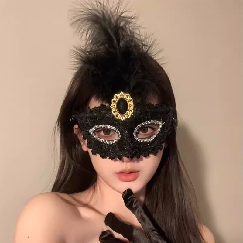 Women Masquerade Mask Venetian - Respirator Half Face ulasan dan harga