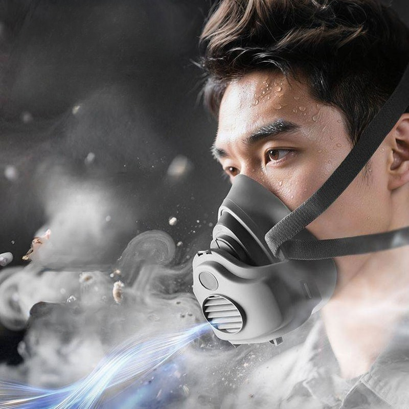 House Clean Work Safety Rubber - Kn95 Respirator Mask ulasan dan harga