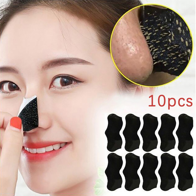 10Pcs Unisex Blackhead Remove  - Black Face Mask Pack ulasan dan harga