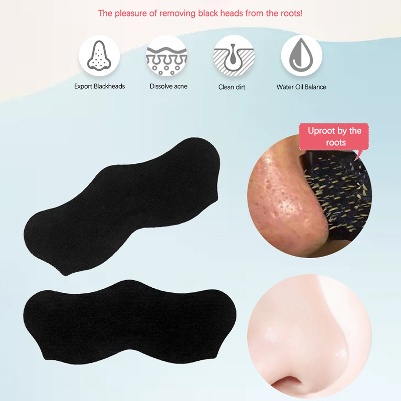 10Pcs Unisex Blackhead Remove  - Black Face Mask Pack ulasan dan harga