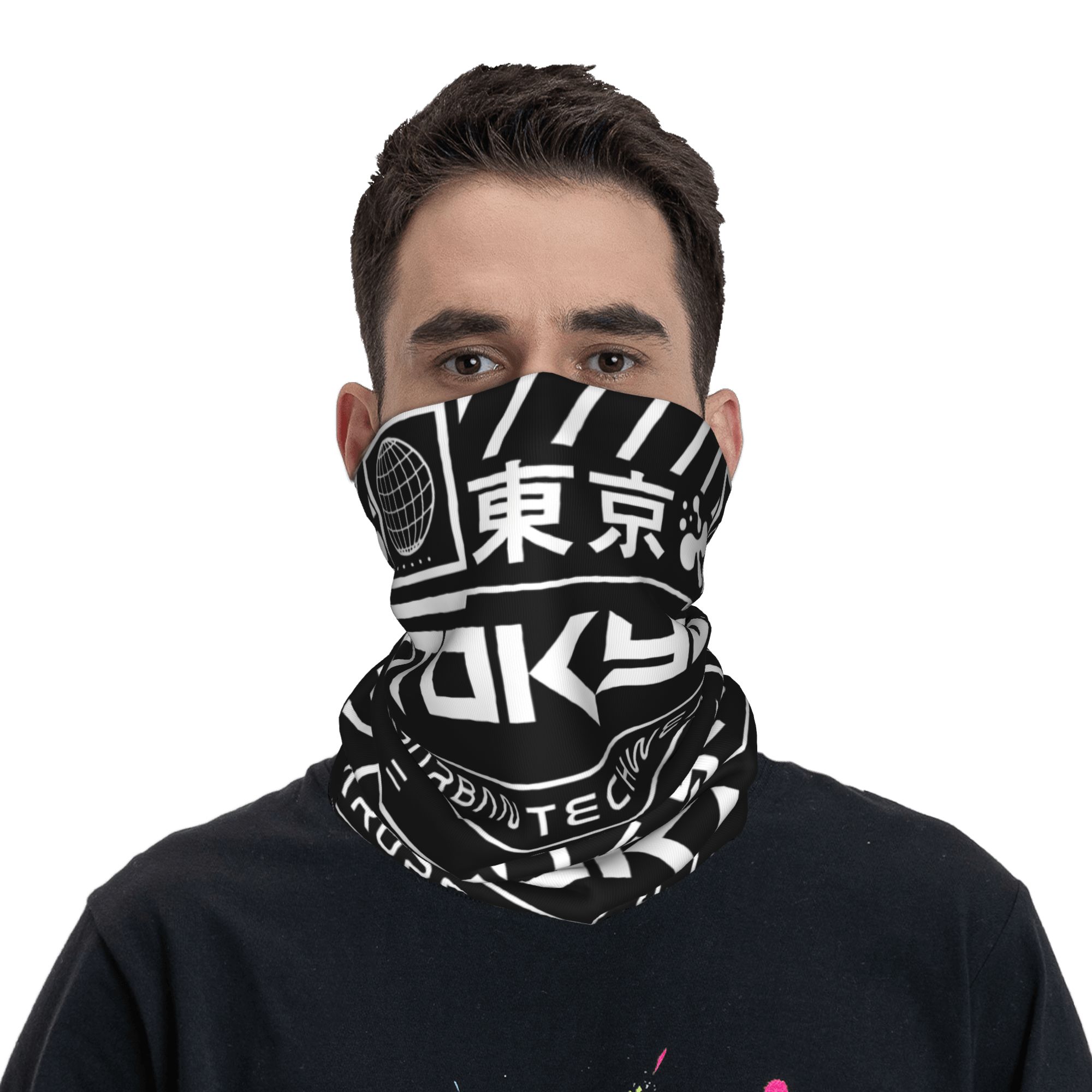 Custom Techwear Bandana Neck G - Neck Gaiter Face Cover ulasan dan harga