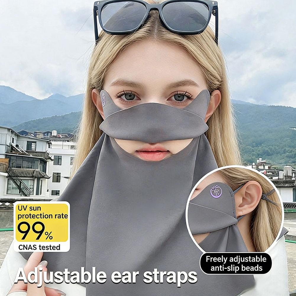 UPF50+ Cooling Sun Protection  - Sports Mask Breathable ulasan dan harga